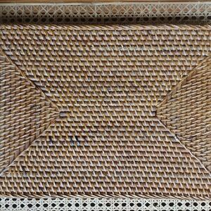Woven Rattan Placemat $12 each (8 available)